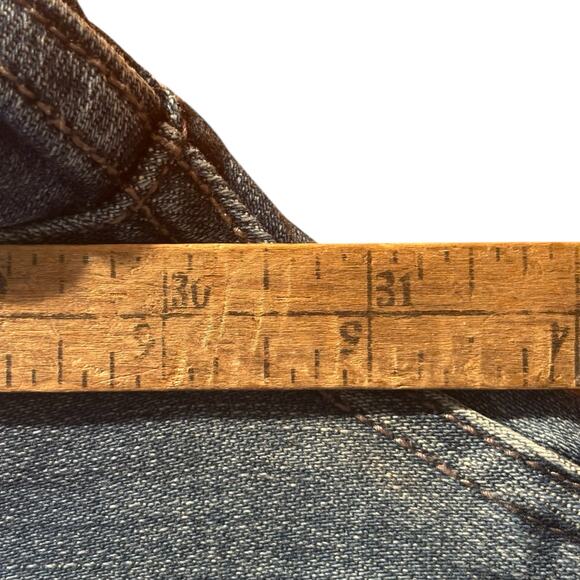 Judy Blue Boyfriend Fit Jeans 14W Mid Rise Distressed Paint Spatter Stretch NWT - Picture 9 of 15